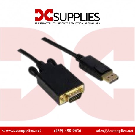 StarTech DP2VGAMM6B 6ft DisplayPort to VGA Adapter Cable DP to VGA - Black