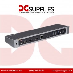 StarTech.com DK30CH2DEP 4K Triple Monitor USB-C Docking Station with 2x DisplayPort