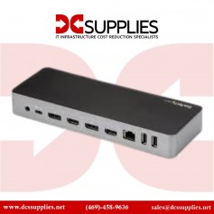 StarTech.com DK30C2DPPD USB-C and USB-A Hybrid Laptop Dock Dual 4K60Hz HDMI /DP 60W PD