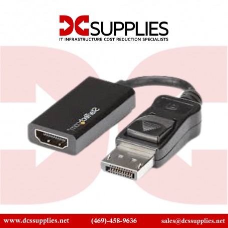 StarTech DP2HD4K60S DisplayPort to HDMI Adapter - 4K 60Hz Active DP 1.4 to HDMI
