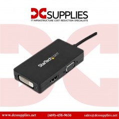 StarTech.com DP2VGDVHD 3 in 1 DisplayPort Adapter DisplayPort to VGA DVI or HDMI 1920x1200