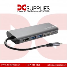 StarTech.com DKT30CSDHPD3 USB-C Multiport Adapter - USB-C to 4K HDMI - PD 3.0/Hub/GbE/SD
