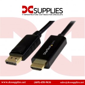 StarTech DP2HDMM3MB 3m (10 ft) DisplayPort to HDMI Adapter Cable - 4K 30Hz