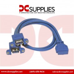 StarTech.com USB3SPNLAFHD 2 Port Panel Mount - USB A to Motherboard Header Cable F/F