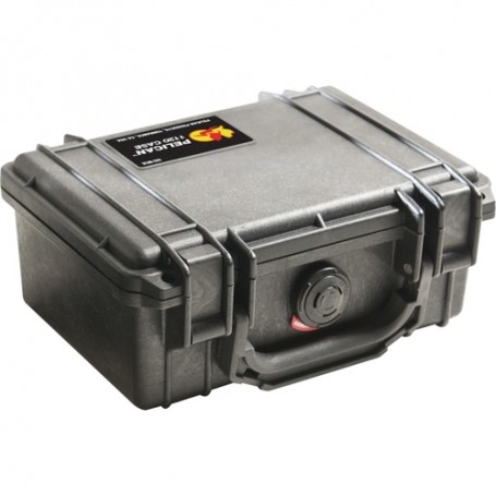 Pelican Case with Foam, 1120-000-110, Guard Box, Pick and Pluck, 7.25X4.75X3.06, Black
