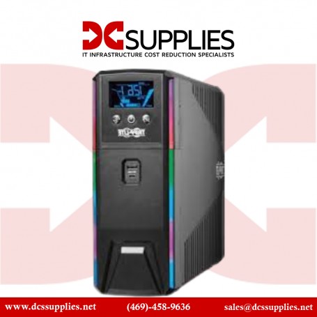 Tripp SMART1500PSGLCD Lite Pure Sine Wave Gaming UPS 120V Battery Backup 1500VA 900W LCD