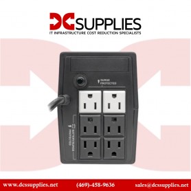 Tripp VS650T Lite Ups Desktop 650VA 360W AVR 120V Battery Back Up Compact 6OUT