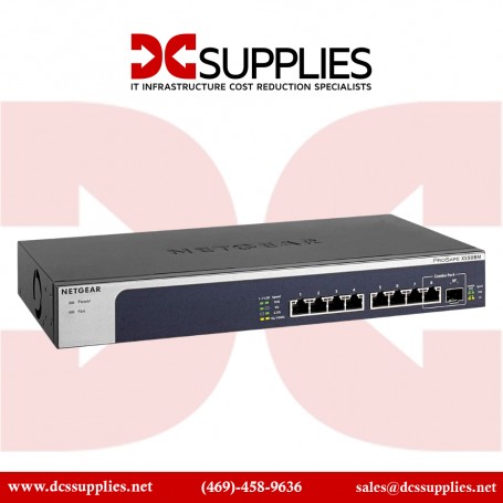 NETGEAR XS508M-100NAS 8-Port 10-Gigabit/Multi-Gigabit Ethernet Unmanaged Switch