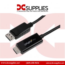 StarTech DP2HDMM2MB 6ft (2m) 4K 30Hz - DisplayPort to HDMI Adapter Cable