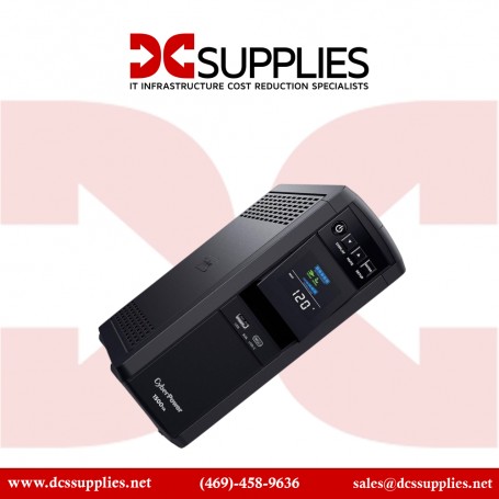CyberPower CP1500PFCLCD 1500VA/1000W Pure Sine Wave UPS with AVR, LCD Display, 10 Outlets