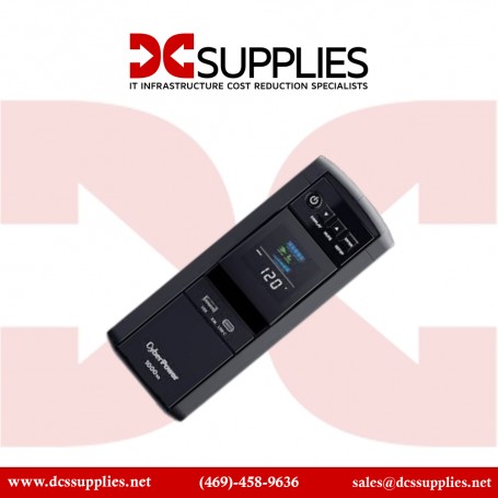 CyberPower CP1000PFCLCD 1000VA/600W Line-Interactive UPS with LCD Display and 10 AC Outlets