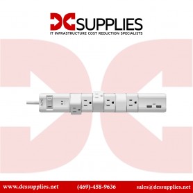 APC PE6RU3W SurgeArrest Essential 6-Outlet Surge Protector with USB
