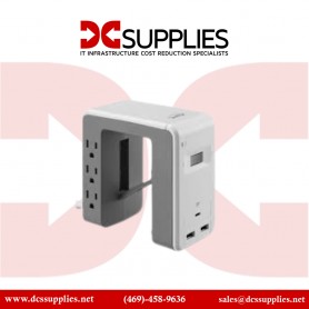 APC PE6U21W SurgeArrest Essential 6-Outlet Surge Protector with USB