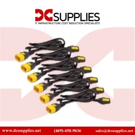 APC AP8704S-NA Power Cord Kit 6 Pack Locking C13 to C14 1.2m