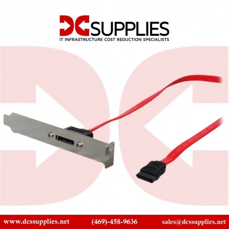 StarTech ESATAPLT18IN.com 18 inch 1 Port SATA to eSATA Plate Adapter StarTech ESATAPLT18IN.com 18 inch 1 Port SATA to eSATA Plate Adapter