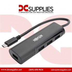 Tripp Lite U460-004-4AB 4-Port USB 3.1 Hub, 4x USB-A, Thunderbolt - Black