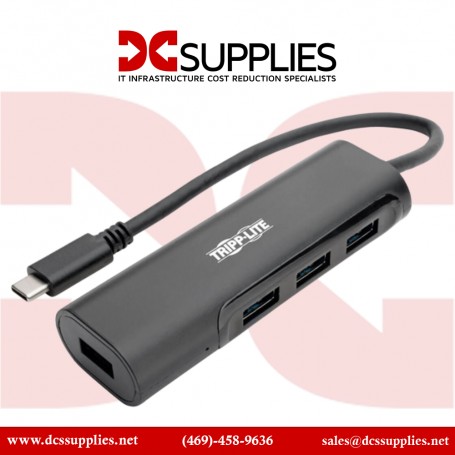 Tripp Lite U460-004-4AB 4-Port USB 3.1 Hub, 4x USB-A, Thunderbolt - Black