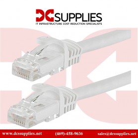 Tripp Lite N201-001-WH 1ft White Cat6 Gigabit Snagless Molded Patch Cable RJ45 M/M