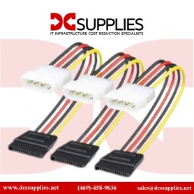 StarTech LP4SATAFM2L  SATA to LP4 Power Cable Adapter with 2 Additional LP4