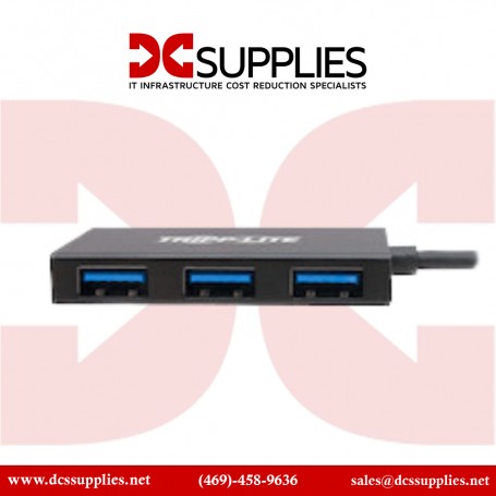 Tripp Lite U360-004-4A-AL USB 3.0 Hub SuperSpeed Slim 4 USB-A Ports 5Gbps Compact Aluminum