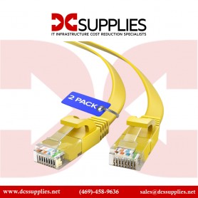 Tripp Lite N201-001-YW 1FT CAT6 YELLOW1 Gigabit Snagless Molded RJ45 M/M Patch Cable