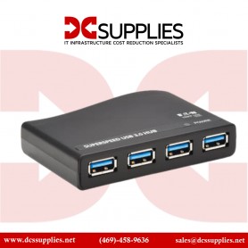 Tripp Lite U360-004-R 4-Port SuperSpeed USB 3.0 Hub 5Gbps Bus Powered with Power Adapter