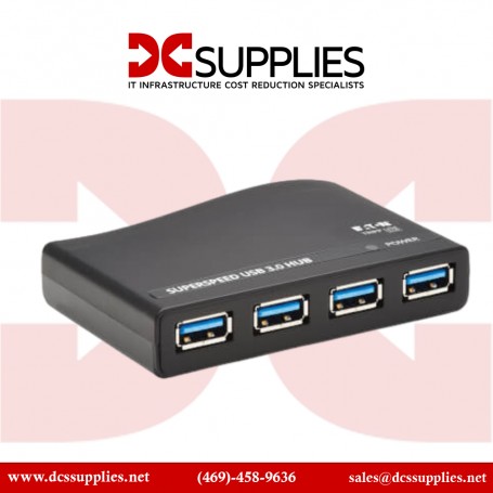 Tripp Lite U360-004-R 4-Port SuperSpeed USB 3.0 Hub 5Gbps Bus Powered with Power Adapter