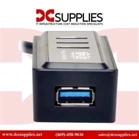 Tripp Lite U360-004-MINI 4-Port USB-A 3.0 Superspeed Mini Portable Hub with Built In Cable