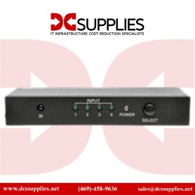 Tripp Lite B119-004-UHD 4-Port HDMI Switch for Video & Audio 4Kx2K UHD 60Hz with Remote Control