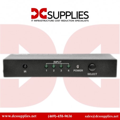 Tripp Lite B119-004-UHD 4-Port HDMI Switch for Video & Audio 4Kx2K UHD 60Hz with Remote Control