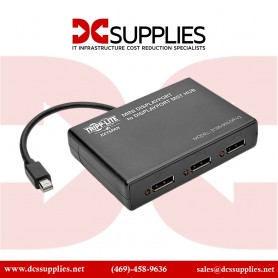 Tripp Lite B155-003-DP-V2 3-Port Mini DisplayPort 1.2 to DisplayPort Multi-Stream Transport (MST) Hub