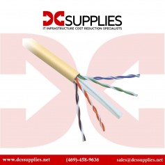 Belkin A7L704-1000YL-P 1000FT Cable CAT6 Solid-Bulk 4PR 24AWG PLNM Yellow