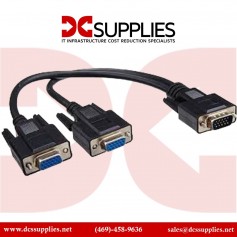 Belkin F2CM038B01 1 Foot VGA HD15 to 2 VGA HD15 M/F Splitter Y Cable