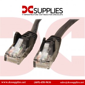 Belkin A3L791-06IN-BLK patch cable - 6 in - black