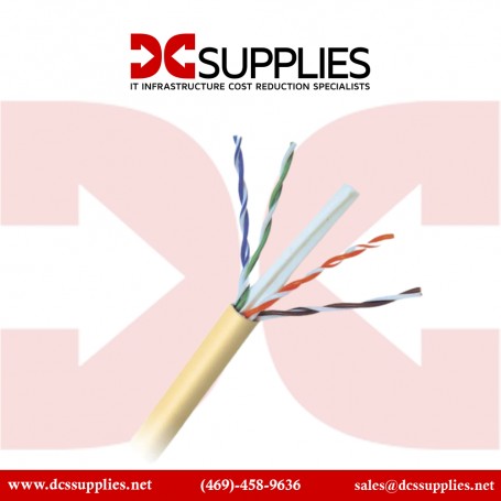 Belkin A7L704-1000RD-P 1000FT CAT6 Red Solid 4PR 24AWG Bulk Network Cable