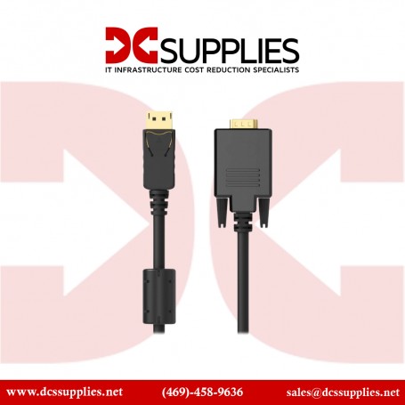 Belkin F2CD033B06 DisplayPort to VGA Cable HD-15 M/M 6 ft.