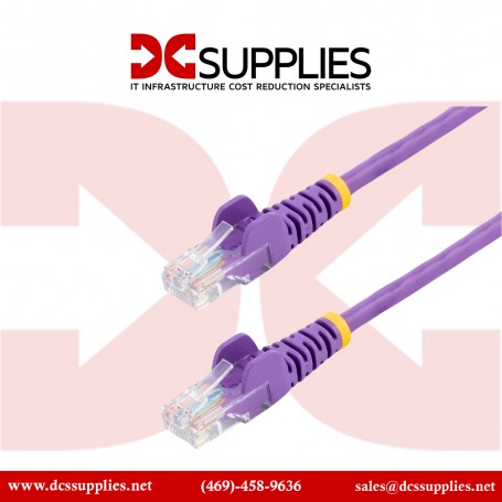 Belkin A3L980-08-PUR-S 8FT Cable CAT6 Patch RJ45 RJ45 Snagless Purple