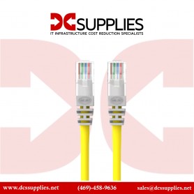 Belkin A3L980-10-YLW-M Cable, CAT6, UTP, RJ45M/M, 10, Yellow, Patch, MOL