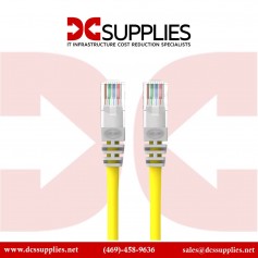 Belkin A3L980-10-YLW-M Cable, CAT6, UTP, RJ45M/M, 10, Yellow, Patch, MOL
