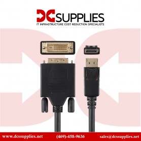 Belkin F2CD002b03-E DisplayPort-Male to DVI-D-Male Cable (3 Feet, Black)