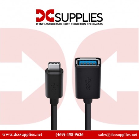 Belkin F2CU036BTBLK USB 3.0 USB Type-C to USB-A Adapter Black
