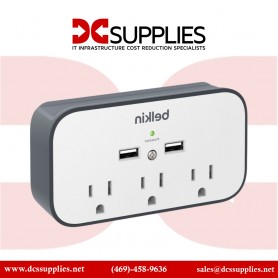 Belkin BSV300TTCW 3-Outlet USB Wall Mount Surge Protector with Cradle