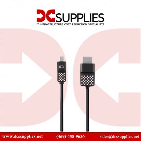Belkin F2CD080BT06 6 ft Mini Display Port to HDMI Cable Black