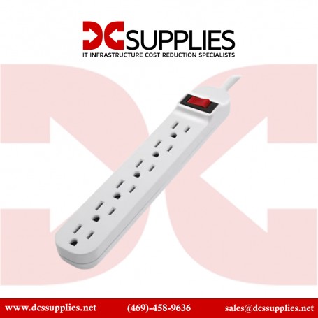 Belkin F9P609-03-DP Powerstrip 6OUT 3FT Cord Plastic