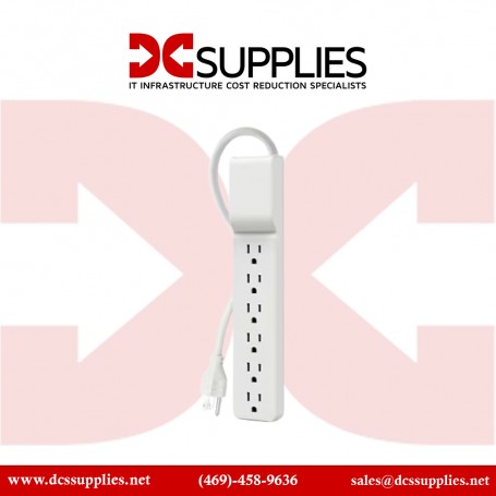 Belkin BE106000-10 6 Outlet Surge Protector with 10 foot cord - 720 Joules - White