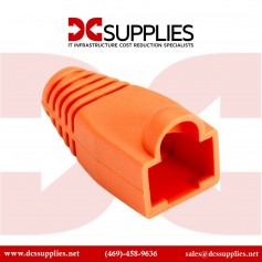 Black Box FMT736 Snagless Cable Boot - Orange, 50-Pack