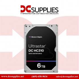 Western Digital 0B36039 6TB Ultrastar DC HC310 7200 RPM SATA 6.0Gb/s 3.5" Data Center Internal Hard Drive