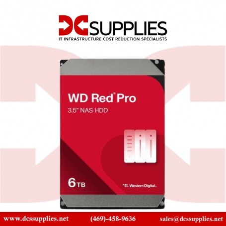Western Digital WD60EFPX 6TB WD Red Plus NAS Internal Hard Drive HDD - 5400 RPM, SATA 6 Gb