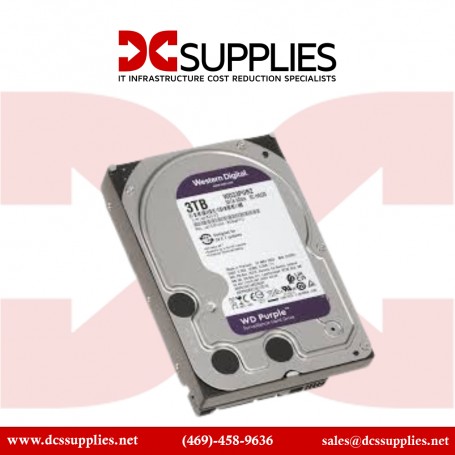 Western Digital WD33PURZ 3TB WD Purple Surveillance Internal Hard Drive HDD - SATA 6 Gb