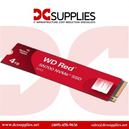 Western Digital WDS400T1R0C 4TB WD Red SN700 NVMe Internal Solid State Drive SSD for NAS Devices